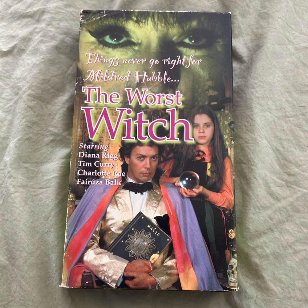 The Worst Witch VHS tape , great condition for a spooky collection